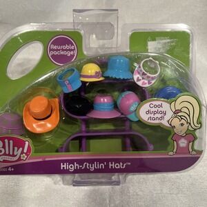 Vintage Polly Pocket High Stylin' Hats 2004 - New